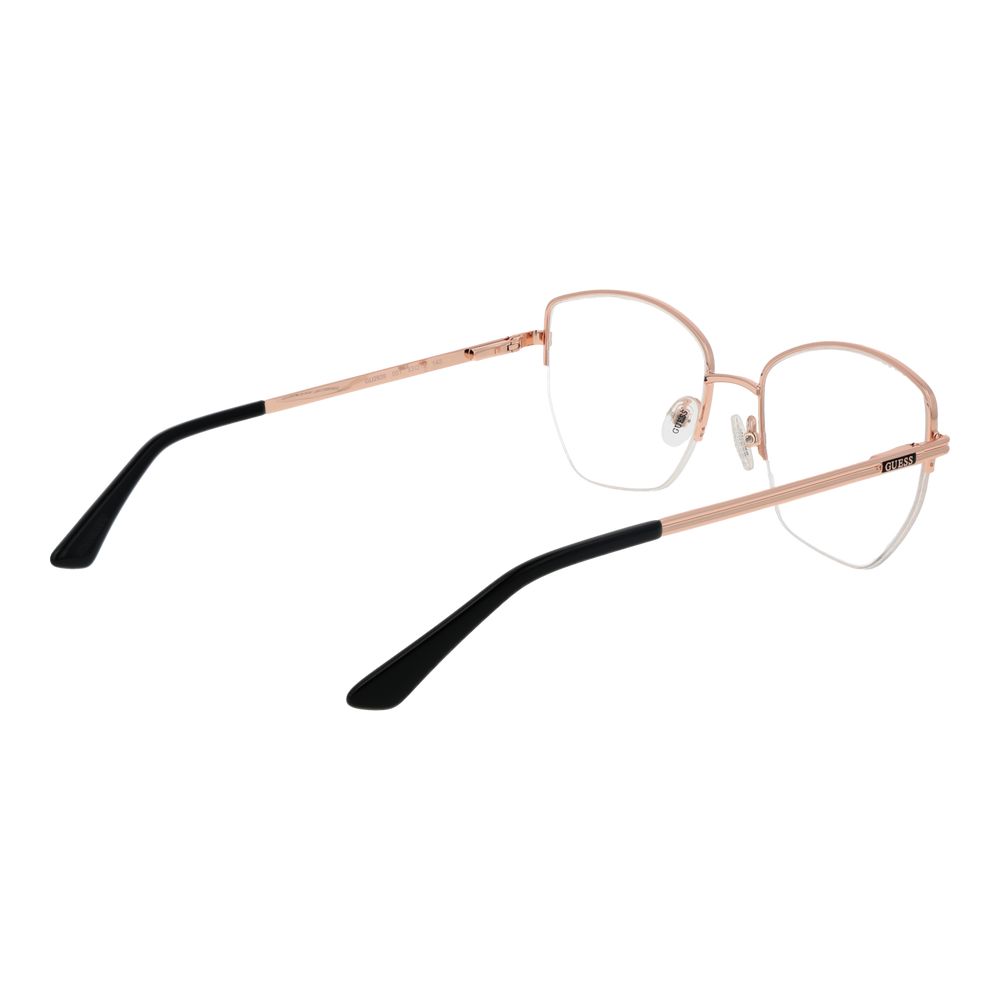 Guess Metallbrille mit Halbrand in Schwarz